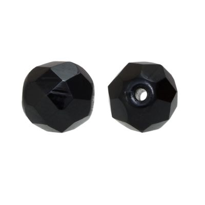 8mm Fire-Polished Glass, Round Faceted Beads (150 Pieces)