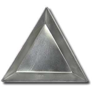 Triangular Aluminum Sort Tray, 3.25" (12 pieces)