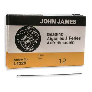 John James Beading Needle #12 (25 Pieces)
