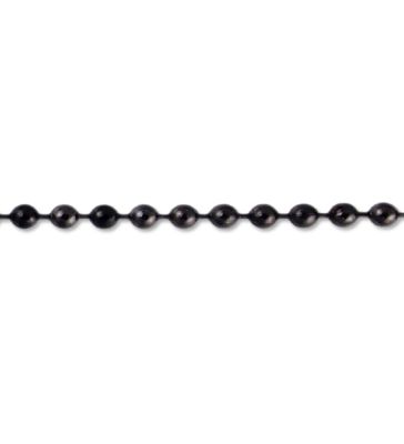 3.2mm Ball Chain Black (By Yard)
