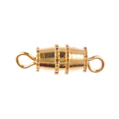 Lg Barrel Clasp Brass (36 Pieces)