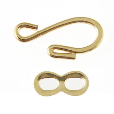 Hook & Eye Gold-Plated (24 Pieces)