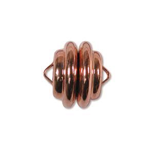 Maglok Magnetic Clasp, 11mm, Copper (3 Pieces)