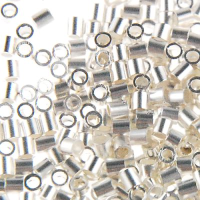1.3MM Crimp Tube Silver-Plated-0.5 OZ (2000pieces)