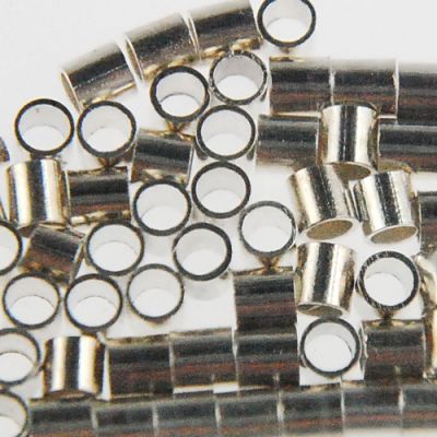 2.0MM Crimp Tube Im.Rhodium-0.5 OZ (700pieces)