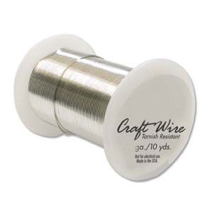 18 Ga.Non Tarnish Wire - Silver (10 Yards)