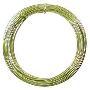 12 Ga. Soft Aluminum Wire (Apple Green) (39 Feet)