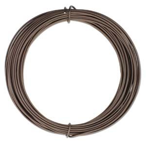 12 Ga. Soft Aluminum Wire (Matte Brown) (39 Feet)