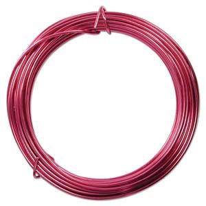 12 Ga. Soft Aluminum Wire (Strong Pink) (39 Feet)
