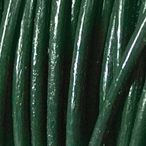 1MM Leather Cord-Dark Green (25 yards)