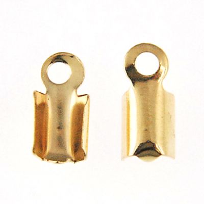 Cord End Med Gold-Plated (72 Pieces)