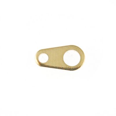 Chain Tab Small, 6x3mm, Gold (72 Pieces)