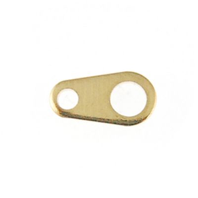 Chain Tab Medium, 9x5mm, Gold (36 Pieces)