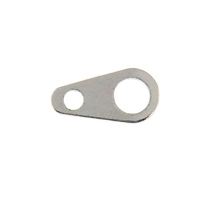 Chain Tab Medium, 9x5mm Silver (36 Pieces)