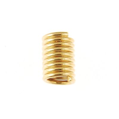 Coil Spacer 3MM Gold-Plated (72 Pieces)