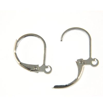 Leverback Earring Im.Rhodium (36 Pieces)