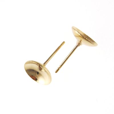 Post w/8MM Cup, Gold-Plated (144 Pieces)