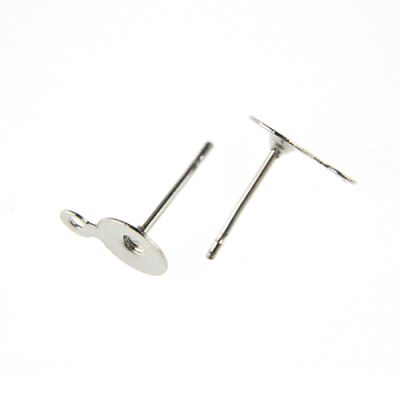 Post w/6MM Pad & Ring, Surgical Steel (72 Pieces)