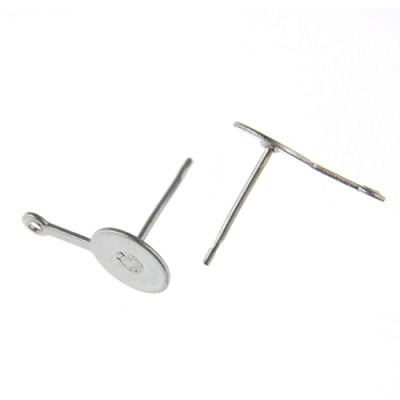 Post w/7MM Pad & Ring, Surgical Steel (72 Pieces)