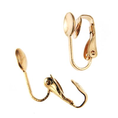Ear Clip w/ 7MM Cup Gold-Plated (72 Pieces)