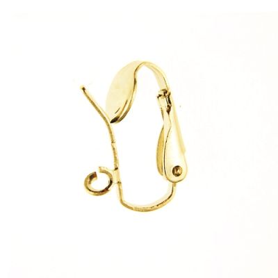Ear Clip w/ Loop & No-Ball (Gold-Plated) (72 Pieces)