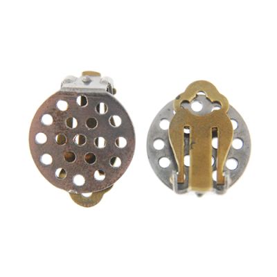 Fancy Ear Clip 15MM Perf. Pad (2-Tone) (36 Pieces)