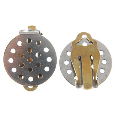 Fancy Ear Clip 18MM Perf. Pad (36 Pieces)