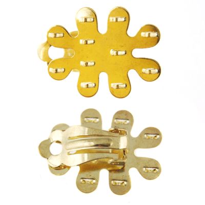Ear Clip W /11 Loops Gold-Plated (24 Pieces)