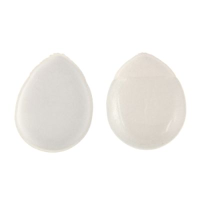 Earring Clip Pad Cushion, White (36 Pieces)