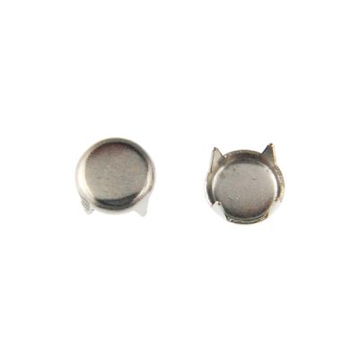 Flat Round Nailhead 20SS Silver (200 Pieces)