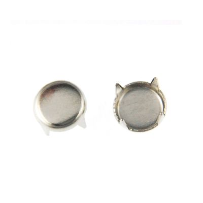 Flat Round Nailhead 30SS Silver (200 Pieces)