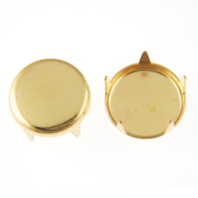Flat Round Nailhead 70SS (Gold) (50 Pieces)