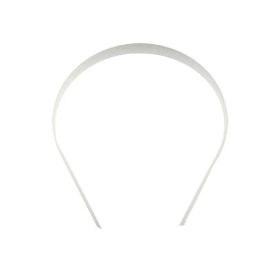 White Plastic Headband Base (12mm) (12 Pieces)