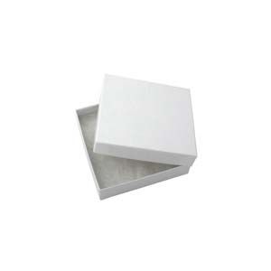 Paper Jewelry Box White 3.5 x 3.5 x 1" (10 Pieces)