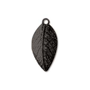 Leaf Pendant 15MM (Black Oxide) (144 PCS)