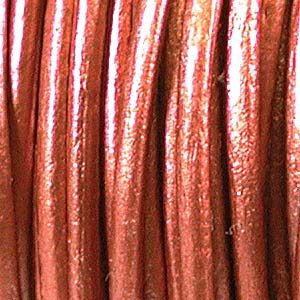 1MM Leather Cord-Metallic Copper (25 yards)