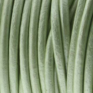 1MM Leather Cord-Metallic Shell (25 yards)