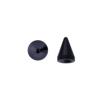 Metal Cone Spike 10mm (Black) (10 Pieces)