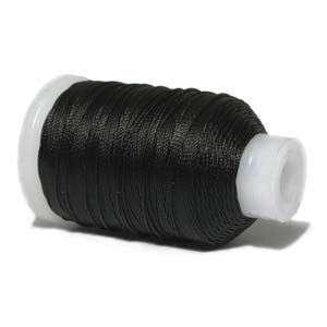 Nylon Bead Thread "F" Black (SPL)