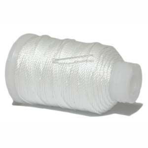 Nylon Bead Thread "E" White (SPL)