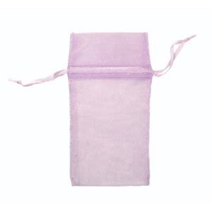 Organza Drawstring Pouch Lavander-3 x 4" (12 Pieces)