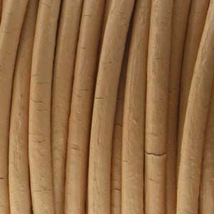 1MM Leather Cord-Peach (25 yards)