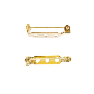 Bar Pin 3-Hole 1" Gold (144 Pieces)
