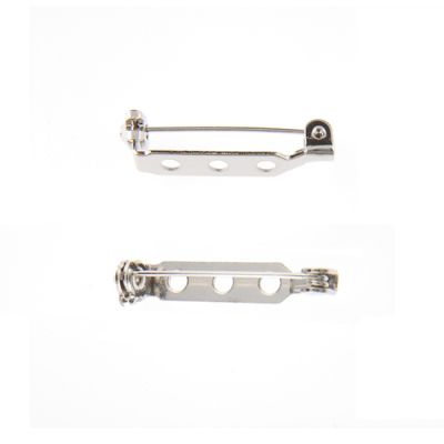 Bar Pin 3-Hole 1" Silver (144 Pieces )