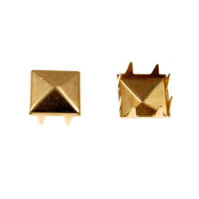 Pyramid Nailhead 40SS (Gold) (100 Pieces)