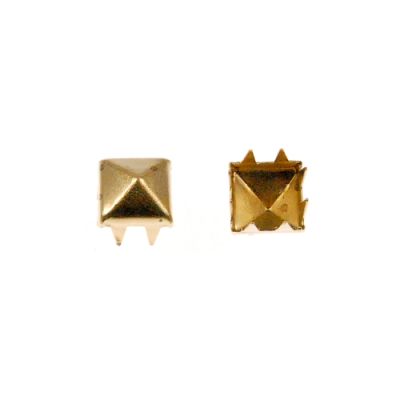 Pyramid Nailhead 30SS (Gold) (100 Pieces)