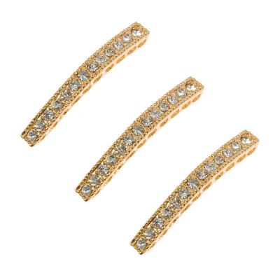 Rhinestone Bar (Crystal/Gold) (6 Pieces)