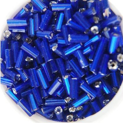 Czech Silver-Lined Bugle Beads (#2) 5MM (Choose Color) (55GM)