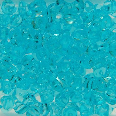 Tr. Light Turquoise - Tri Beads Transparent Colors (600 Pieces)