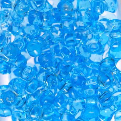 Tr. Light Blue - Tri Beads Transparent Colors (600 Pieces)